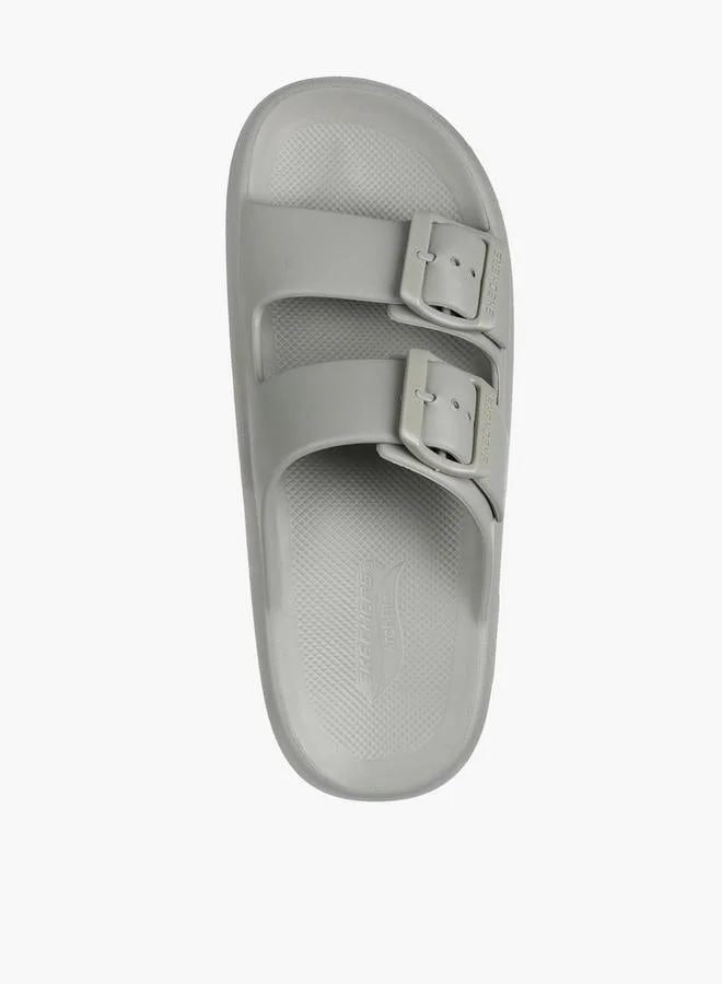 SKECHERS Men Buckle Accent Slides